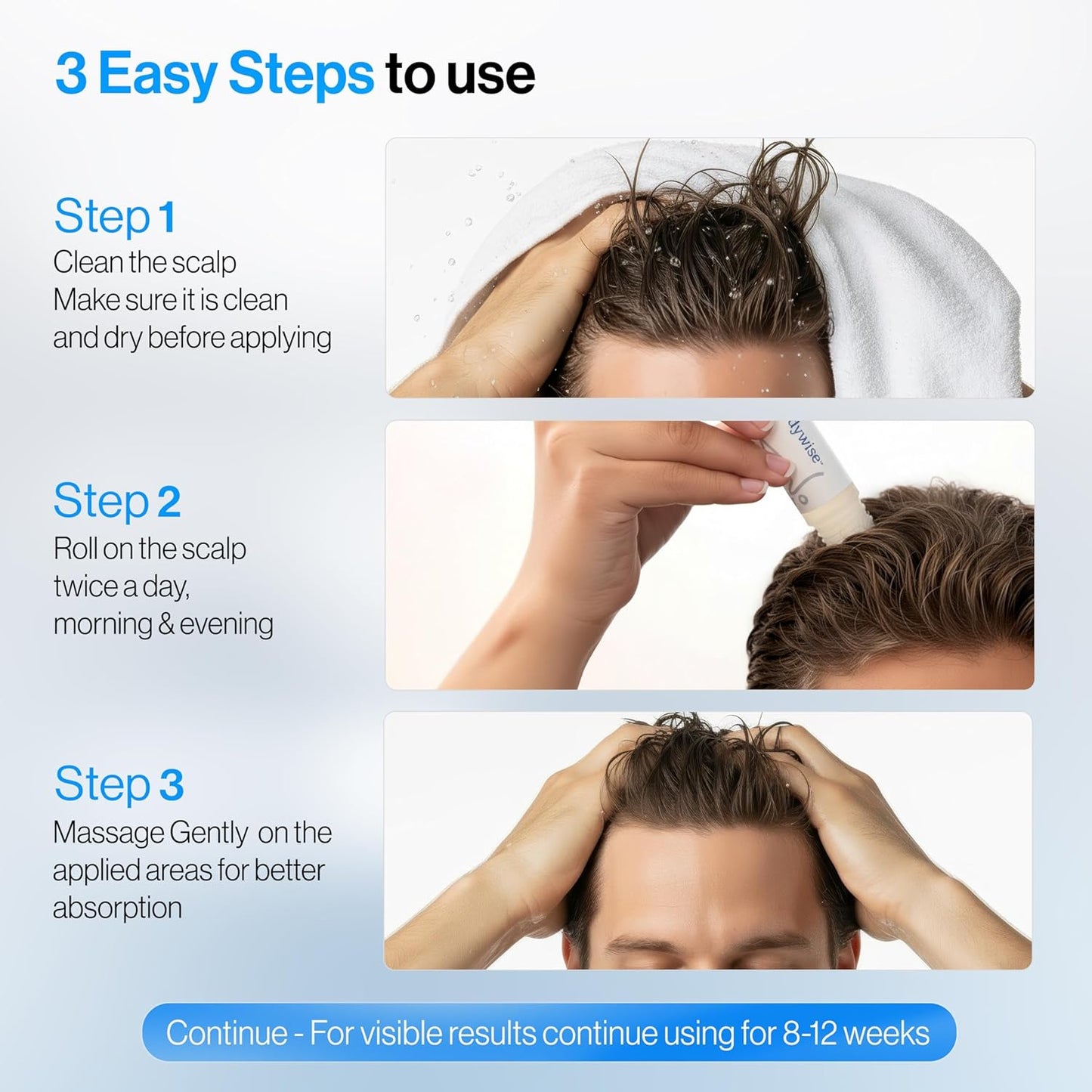 Be-Bodywise™  Hair Growth Roll-On Serum